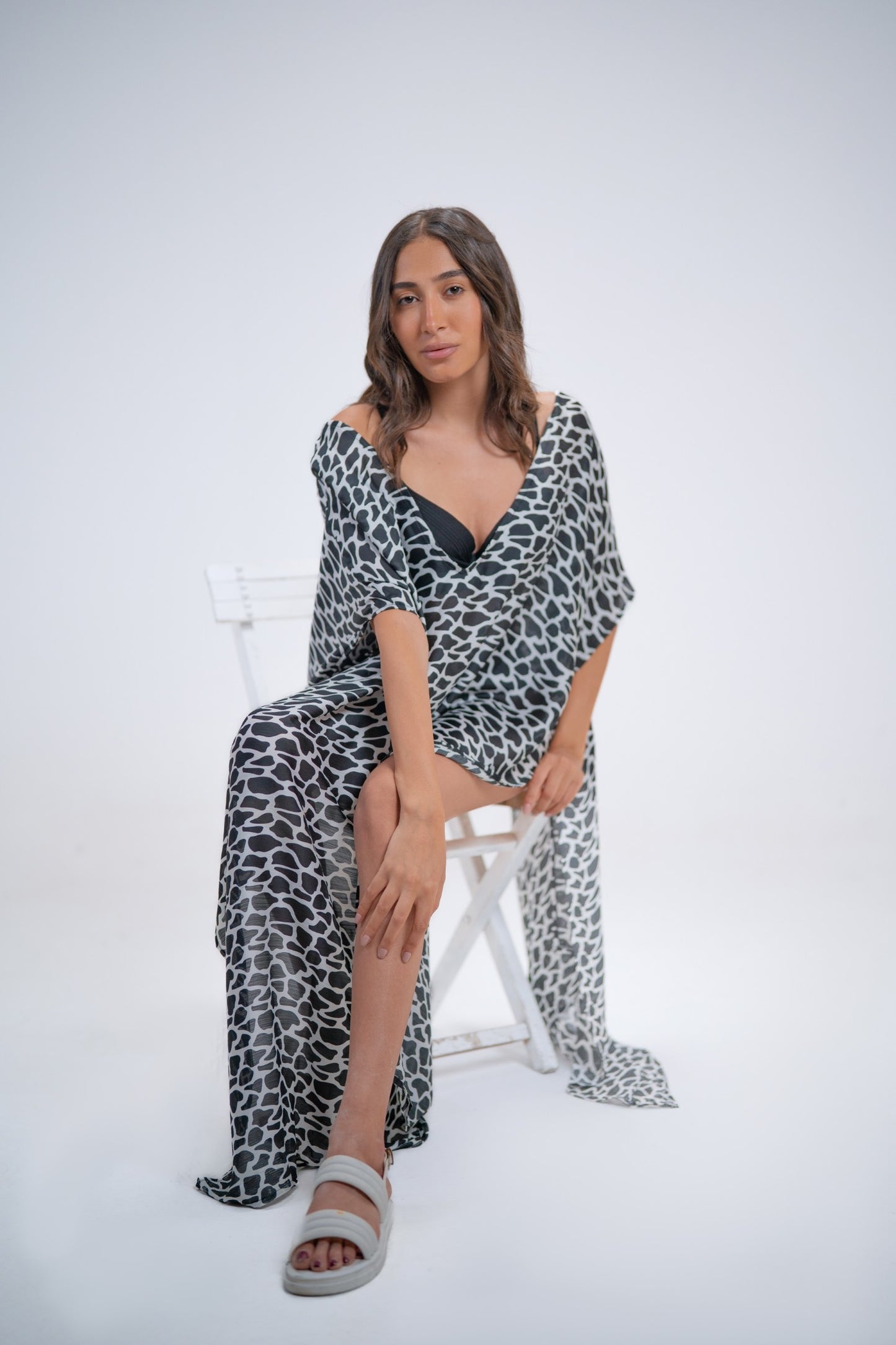 Elegant Summer Flow Cover-Up