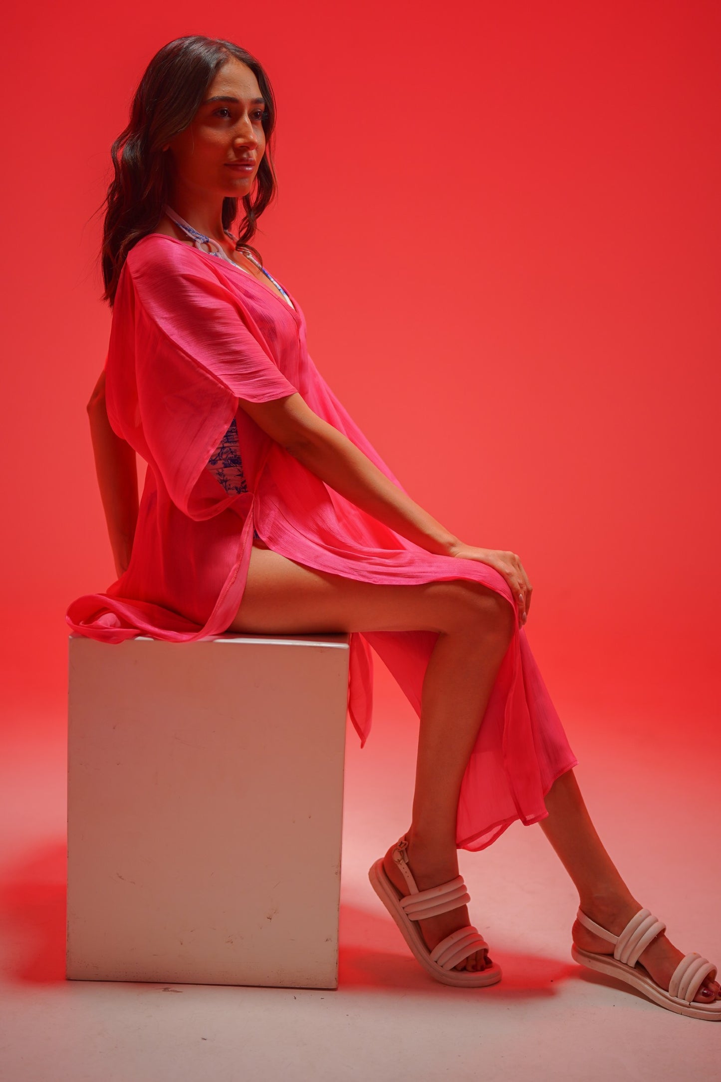 Hot Pink Beach Cover-Up