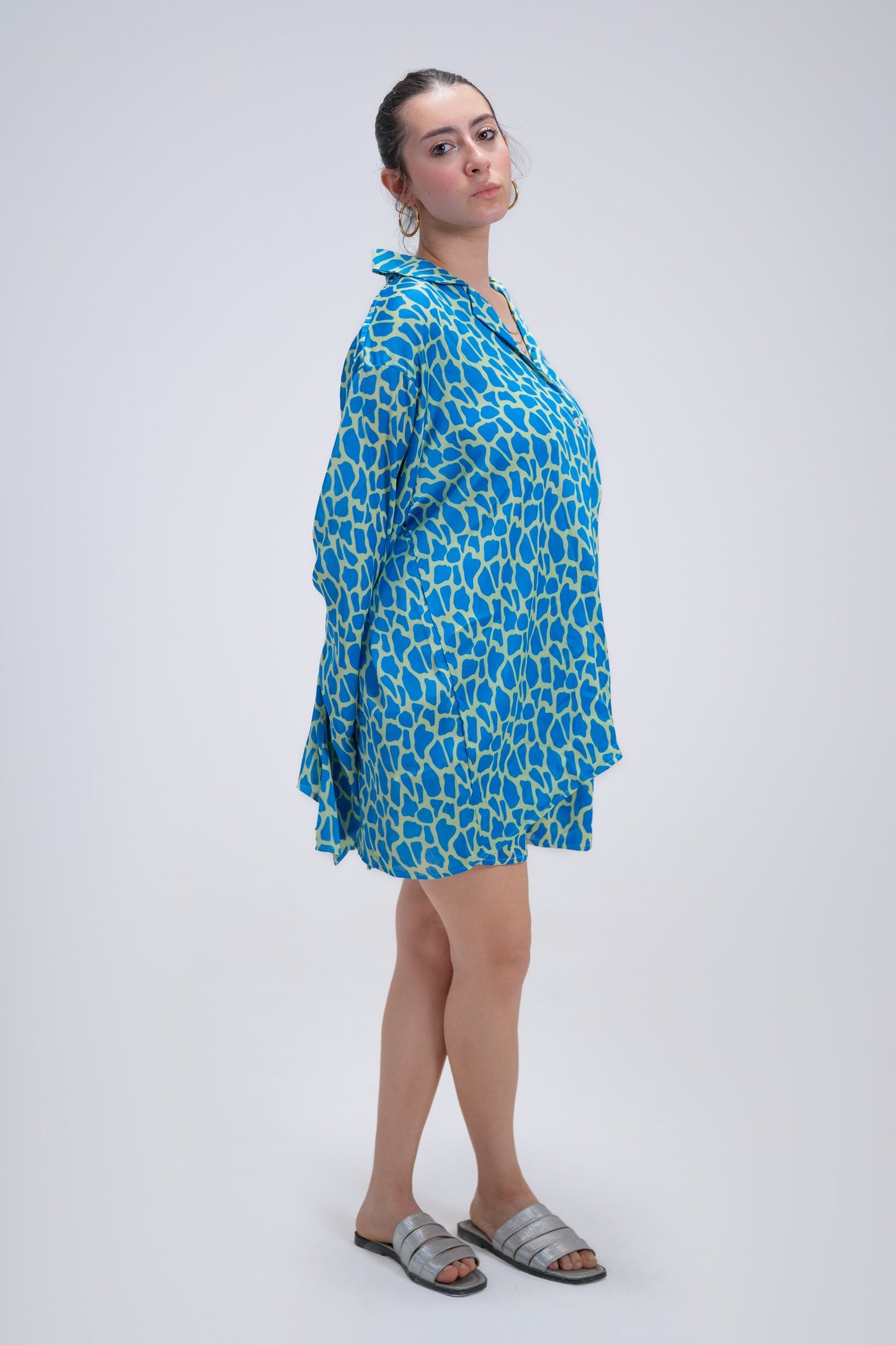 Bold safari print two-piece set