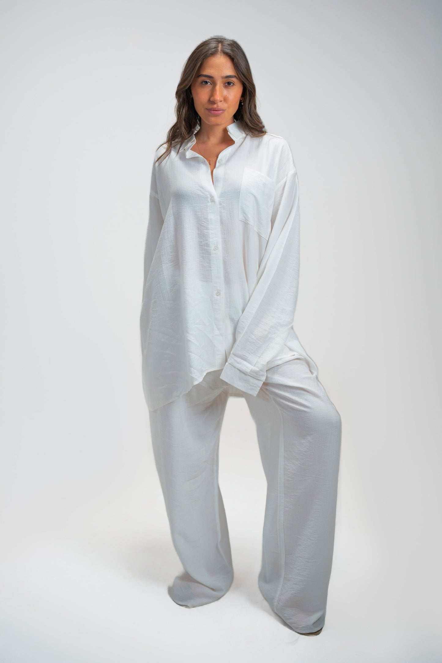 ✨White Sunset Breeze Linen Set
