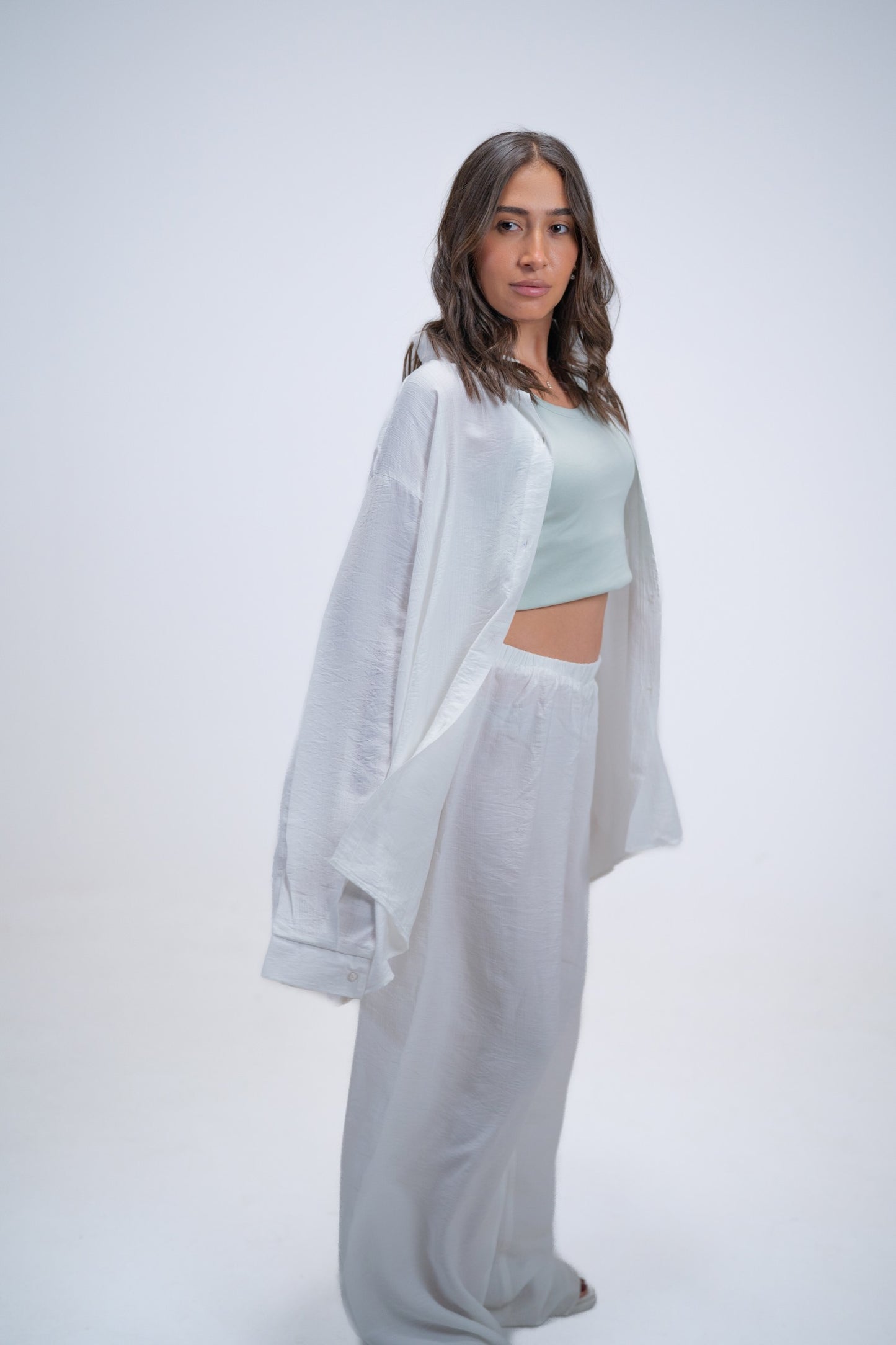 ✨White Sunset Breeze Linen Set