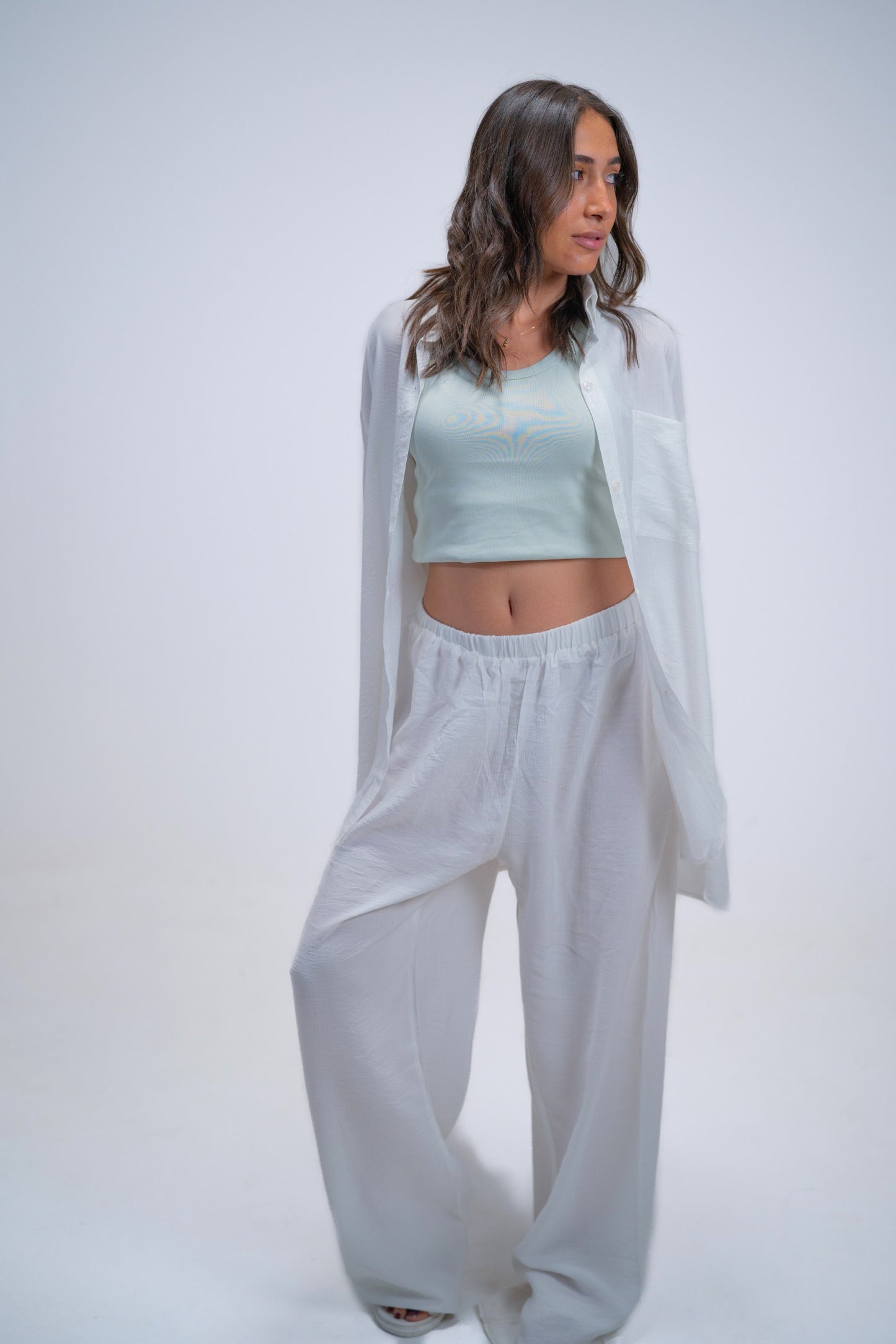 ✨White Sunset Breeze Linen Set