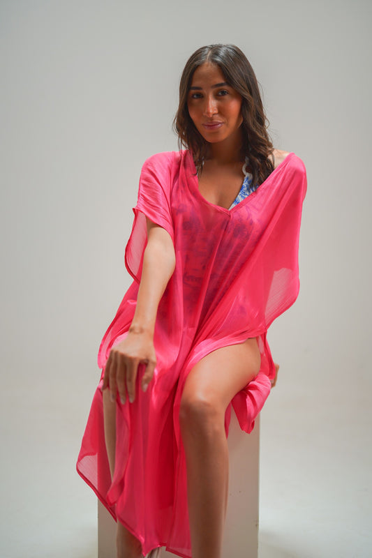 Hot Pink Beach Cover-Up