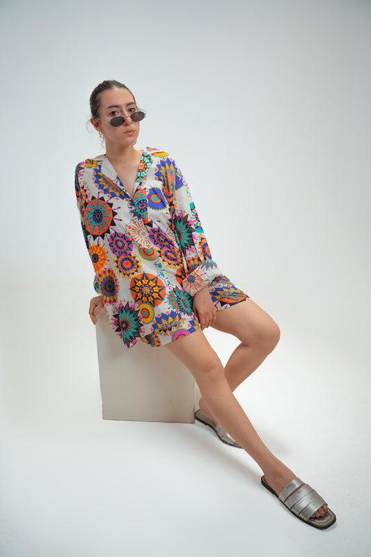 🌈 Color burst two-piece set