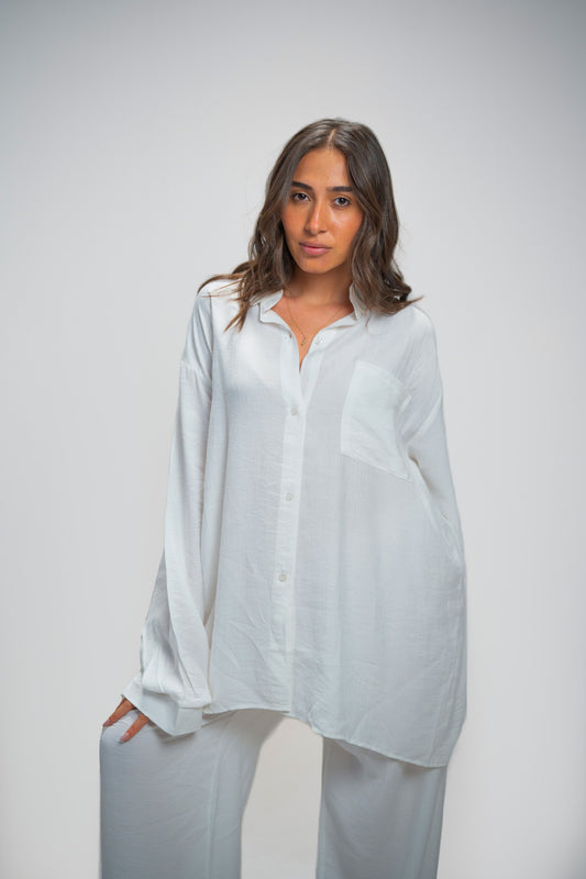 ✨White Sunset Breeze Linen Set